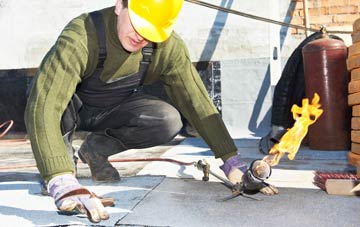 Shotley Gate flat roof construction